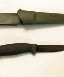 Morakniv Companion Carbon Steel Fixed-Blade Knife with Sheath, 4.1 Inch, Military Green Fixed Blade Knives 54 71VV2qULI2L