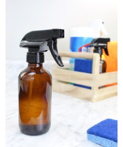 Cornucopia 16oz Amber Glass Spray Bottles w/Reusable Chalk Labels (2 Pack), Heavy Duty Mist & Stream 3-Setting Sprayer; Great for Essential Oils 30 71VVCwrY2yL