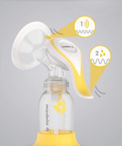 Medela Manual breast pump with Flex Shields Harmony Single Hand for More Comfort and Expressing More Milk 32 71VVRkS5HXL