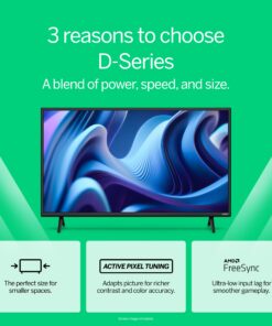 VIZIO 40-inch D-Series Full HD 1080p Smart TV with AMD FreeSync, Apple AirPlay and Chromecast Built-in, Alexa Compatibility, D40f-J09, 2022 Model 40 inch 28 71VVumHNPXL