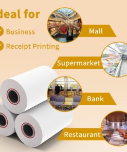 MFLABEL® 50 Rolls 2 1/4" x 85' Thermal Paper Cash Register POS Receipt Paper 2 1/4" x 85' 8 71VWC7cwdHL