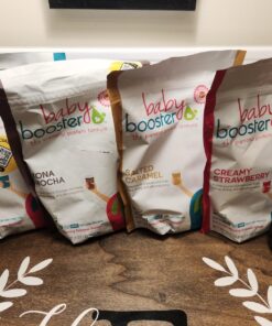 Baby Booster Tahitian Vanilla Prenatal Vitamin Supplement and Protein Shake, Caffeine Free, All Natural, Vegetarian DHA, High Protein, Methyl Folate, B Vitamins, Great for Morning Sickness, 1 lb 20 71VWd1urL