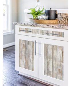 RoomMates RMK9050WP White Distressed Wood Peel and Stick Wallpaper Rustic Wood 44 71VWjJeVHCL