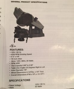 Buffalo Tools ECSS Electric Chainsaw Sharpener 38 71VXHkrEf9L