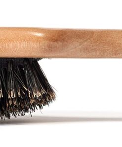 GranNaturals Boar Bristle Smoothing Hair Brush for Women and Men - Medium/Soft Bristles - Natural Wooden Large Flat Square Paddle Hairbrush for Fine, Thin, Straight, Long, or Short Hair 24 71VXLfexX9L