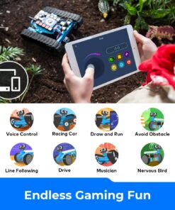 Makeblock mBot Ranger 3 in 1 Robot Toys, Coding Robot Kit STEM Educational Building Toys Support Scratch Arduino Programming, Programmable Remote Control Robot Gift for Kids Ages 10+ 21 71VXSVUWElL