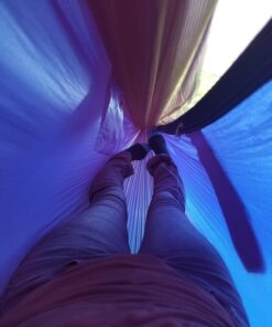 Oak Creek Lost Valley Camping Hammock. Bundle Includes Mosquito Net, Rain Fly, Tree Straps, Compression Sack. Weighs Four Pounds, Perfect for Camping. Lightweight Nylon Single Hammock. 46 71VXt8E7jqL