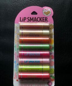 Lip Smacker Original & Best Holiday Flavored Lip Balm Party Pack, Oatmeal Cookie, Vanilla, Mango, Watermelon, Tropical Punch, Cotton Candy, Kiwi, Strawberry, Clear Original Lip Smacker 33 71VXv0CmVmL