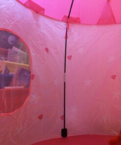 Princess Castle Fairy House Girls Pink Play Tent by POCO DIVO Princess 30 71VYZeaMyHL