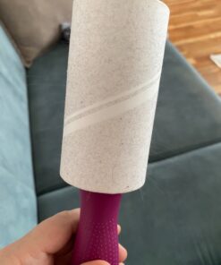 Metkix Lint Rollers for Pet Hair Extra Sticky | Protective Covers | Value 400 Sheets Dog Cat Pet Hair Remover | Lint Roller for Clothes Sofa Bed Carpet and More | Lint Roller Refills 2 Rollers + 2 Refills (Total 400 Sheets) 33 71Va0lq35L