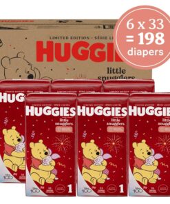 Alternative view of Huggies Size 1 Diapers, Little Snugglers Newborn Diapers, Size 1 (8-14 lbs), 198 Count