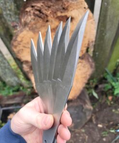 Perfect Point Throwing Knives – Set of 12 – 6 Satin Finish and 6 Black Stainless Steel Throwing Knives, Includes Nylon Sheath, Full Tang Construction, Well Balanced, – PAK-712-12 32 71VaXXtIWJL