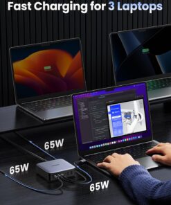 UGREEN 200W USB C Charger, Nexode 6 Ports GaN Desktop Charger, USB C Charging Station Compatible with MacBook Pro/Air M1 M2, iPad Pro/Air, iPhone 15 Pro Max/14, Galaxy S23 Ultra, Steam Deck, Dell XPS 38 71VasN raLL