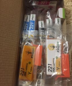 Kingjet Compatible for Canon 220 221 Ink Cartridges, Replacement for Canon PGI-220 PGI220 CLI-221 CLI221 Work with PIXMA MP560 MP620 MP620B MP640 MP980 MP990 MX860 IP3600 IP4600 IP4700, 15 Pack 27 71Vb1TGepLL