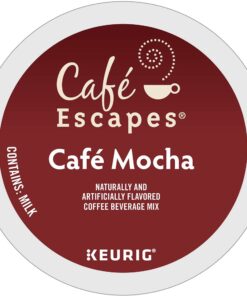 Cafe Escapes™ Single-Serve Coffee K-Cup® Pods, Cafe Mocha, Carton Of 24 Café Mocha 24 Count (Pack of 1) 8 71Vb2jYn6sL