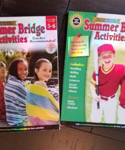 Summer Bridge Activities 5th to 6th Grade Workbooks, Math, Reading Comprehension, Writing, Science, Social Studies, Fitness Summer Learning, 6th Grade Workbooks All Subjects With Flash Cards 26 71VbhkCu rL