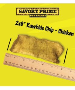 Savory Prime Rawhide Chips Chicken, 1-Pound (046) ORANGE 9 71Vbl3sN48L