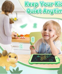 LCD Writing Tablet Kids Toys - CHEERFUN 8.5" Toddler Toys Learning Drawing Board Dinosaur Toys for 3 4 5 6 7 Year Old Boys Girls Birthday Gifts Idea Light Doodle Pad Stocking Stuffers Green 18 71VdFg46YL