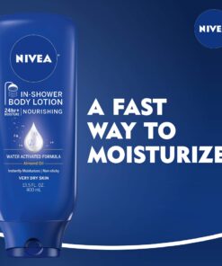 NIVEA Nourishing In Shower Lotion, Body Lotion for Dry Skin, 13.5 Fl Oz Bottle 21 71Ve Rc0o9L