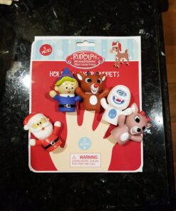 Rudolph The Red-Nosed Reindeer Finger Puppets- 5 Pieces 6 71Ve7IX8cL