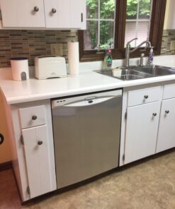 Stainless Steel Magnetic Dishwasher Door Cover, Dishwasher Cover, Dishwasher Magnet Cover, Dishwasher Appliance Wrap (23.5 x 26 Inches, Easily Trimmable) 26 Inch 39 71Ve93tfccL