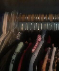 Utopia Home Premium Velvet Hangers 50 Pack - Non-Slip Clothes Hangers - Black Hangers - Suit Hangers with 360 Degree Rotatable Hook - Heavy Duty Coat Hangers 44 71VeiQLLdaL