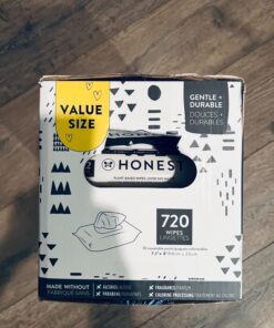 The Honest Company Clean Conscious Wipes | 99% Water, Compostable, Plant-Based, Baby Wipes | Hypoallergenic, EWG Verified | Pattern Play, 720 Count 72 Count (Pack of 10) 43 71VeucPDNOL