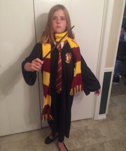 Harry Potter Gryffindor Robe Child Costume, Large, Black 22 71VgXSY1BEL