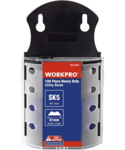 Alternative view of WORKPRO Utility Knife Blades, SK5 Steel, 100-Pack with Dispenser 100 Pack