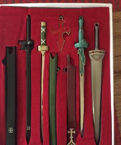 Sword Art Online Krito and Asuna Weapon Necklace Set 25 71VhChhpHUL