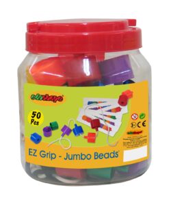 Edushape Ez-Grip Jumbo Beads, 58 Piece 11 71Vhu5nKnuL