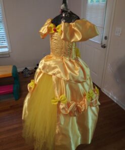 Craft And Party, Yellow Fabric Tulle Roll 54 Inch by 40 Yards (120 ft) Fabric Tulle Bolt for DIY Tutu Skirt, Wedding and Decoration (Yellow) 54" x 40 yards 17 71Vjx fA7SL