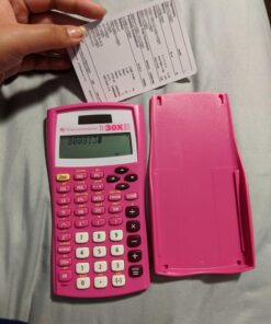 Texas Instruments TI-30X IIS 2-Line Scientific Calculator, Pink Single Pack 37 71VjxKbWNVL
