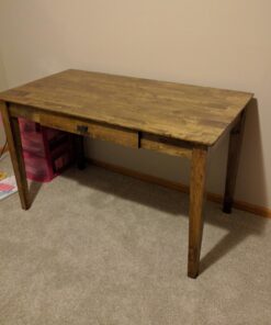 International Concepts Basic Desk with Drawer, Unfinished 57 71Vjyv R0uL