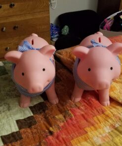 Schylling Rubber Piggy Bank Pink, 1 EA 32 71VkmrVC4GL