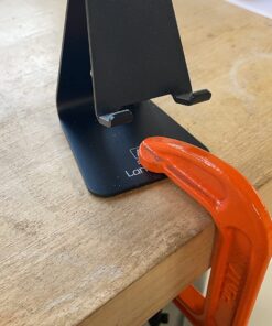 Lamicall Adjustable Cell Phone Stand, Desk Phone Holder, Cradle, Dock, Compatible with iPhone 15, 14, Plus, Pro, Pro Max, 13 12 X XS,4-8" Phones, Office Accessories, All Android Smartphone, Black 61 71VkqHSWasL