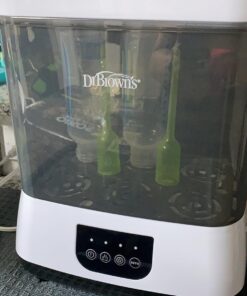 Dr. Brown's All-in-One Sterilizer and Dryer for Baby Bottles, Parts & Other Newborn Essentials Sterilizer & Dryer 1 Count (Pack of 1) 69 71Vkwe9WOYL 1