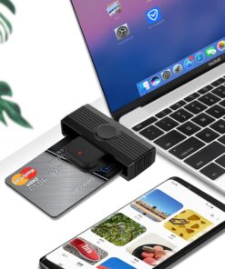 Type C CAC Reader, DOD Military USB C Common Access CAC Card Reader, Smart Card Reader PIV CAC Reader Military Compatible with Windows, Mac OS and Android Phone 318CFX 13 71Vkzxso4IL