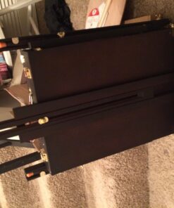 U.S. Art Supply Coronado Black Cherry Easel, Large Adjustable Wooden French Style Field and Studio Sketchbox Tripod Easel with Drawer, Artist Wood Palette, Premium Beechwood, Painting, Sketching Stand 27 71Vl4F84LHL