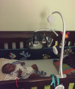 AGPtek 28 inch Baby Crib Mobile Bed Bell Holder Music Box Holder Arm Bracket Baby Bed Stent Set Nut Screw 34 71Vl6joOREL