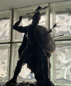 Veronese Design King Leonidas Greek Warrior of Sparta Bronze Finish Statue 14 71Vm3GDycaL