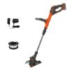 BLACK+DECKER 20V MAX* String Trimmer / Edger, 12-Inch (LSTE523) 20V String Trimmer Kit