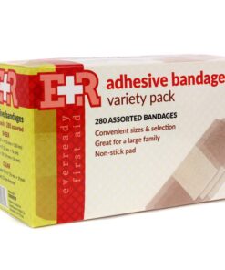 Ever Ready First Aid Quality Adhesive Bandages, Variety Pack of 280 Assorted Bandages,280 Count (Pack of 1) 21 71VnHMcVxL