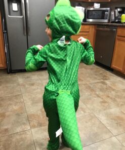 Disguise Gekko Classic Toddler PJ Masks Costume, Large/4-6 Green Toddler Large (4-6) 29 71VnwDYJ3yL
