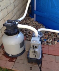 Intex Krystal Clear Sand Filter Pump for Above Ground Pools, 14-inch, 110-120V with GFCI 14 in Pump only 43 71Vo27lp40L