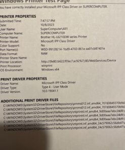 Brother HL-L6210DW Business Monochrome Laser Printer with Large Paper Capacity, Wireless and Gigabit Ethernet Networking, Low-Cost Printing, Advanced Security Features and Mobile Printing New Model: HL-L6210DW 36 71Vobt2z mL