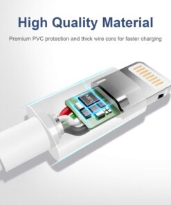 iPhone Charger, 6Pack 3FT Lightning Cable Sundix iPhone Charger Cable Charging Cord Compatible iPhone 14/13/12/12Pro/12ProMax/11/11Pro/11Pro MAX/XS/XS MAX/XR/X/8/8Plus/7/7Plus and More White 23 71VoiAOn35L