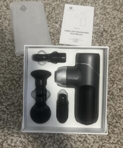 arboleaf Mini Massage Gun Deep Tissue, Muscle Massager for Back Pain Relief, Small Massage Gun Travel Massager Handheld, Quiet Percussion Massager Portable, Whole Body- FSA and HSA Eligible Grey-1 35 71VpAY1w8L