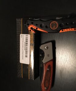 TAC-FORCE Spring Assisted Opening EMT EMS ORANGE Rescue Folding Pocket Knife 39 71VpmcOwoML