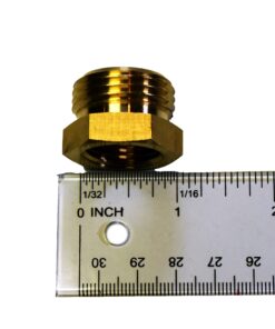 Anderson Metals 57480-1208 Brass Garden Hose Fitting, Connector, read ¾” Male GHT x ½” Female NPT 3/4" Male Hose ID x 1/2" GHT Female 17 71Vq1XAI TL
